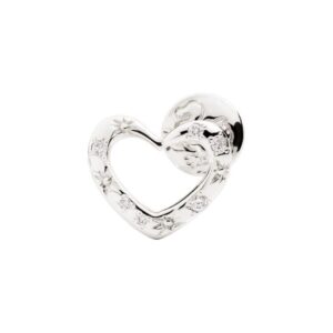 Orecchino silhouette cuore