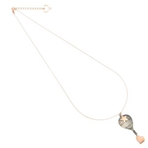 PENDENTE CON MONGOLFIERA, CUORE E STELLA